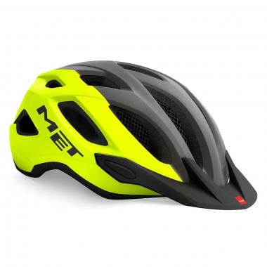 MET CROSSOVER MTB Helmet Neon Yellow/Grey 0