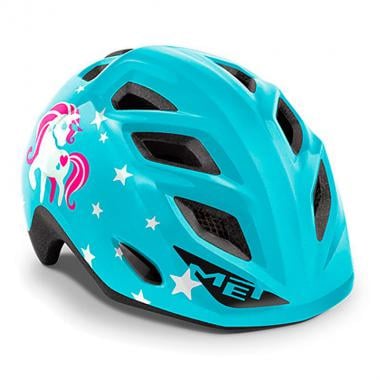 MET GENIO Kids Helmet Blue Unicorn  0