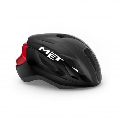 MET STRALE Road Helmet Black/Red Brillant 0