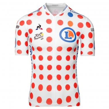 LE COQ SPORTIF TDF REPLICA POIS Short-Sleeved Jersey White/Red 0