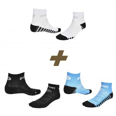 BV SPORT SCRONE EVO 3 Pairs of Socks Black - White- Blue 0