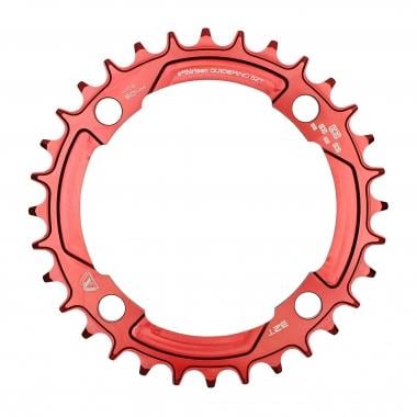 E-THIRTEEN GUIDERING M NARROW WIDE 8/9/10/11/12 Speed Single Chainring 4 Arms 104 mm Red 0