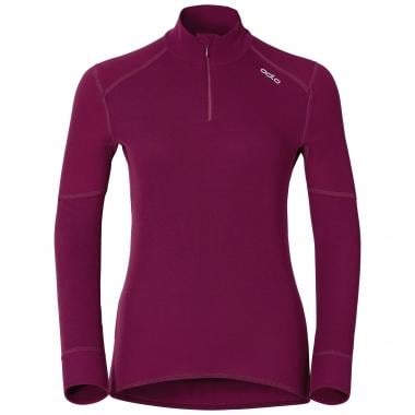 ODLO X-WARM ZIP Women's Long-Sleeved Baselayer Jersey Purple 0