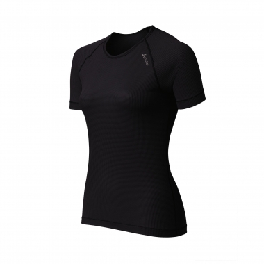 OLDO CUBIC Women's Short-Sleeved T-Shirt Slate Grey Black 0