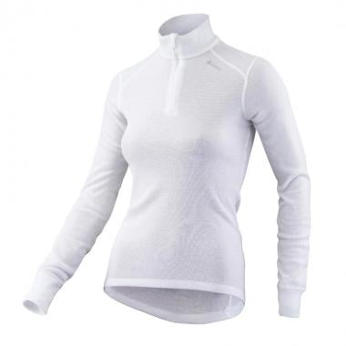 ODLO WARM Women's Long-Sleeved Baselayer Jersey 1/2 Zip White 0