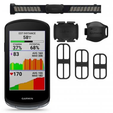 Vorteilspack GPS-Gerät GARMIN EDGE 1040 (mit Herzfrequenzgurt HRM Dual + RPM-Sensoren Geschwindigkeit/Trittfrequenz)