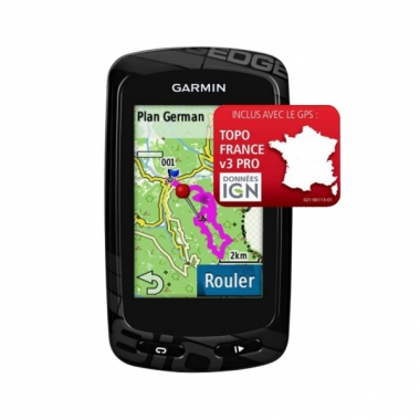 GPS GARMIN EDGE 810 + Cartografía topográfica Francia V3 Pro 0